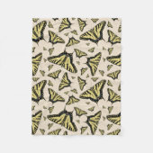 Zuidwest-gele kanonstaart fleece deken (Voorkant)