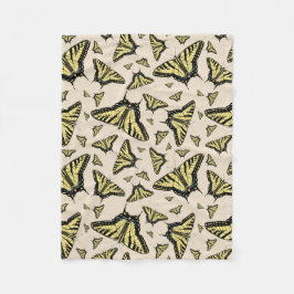 Zuidwest-gele kanonstaart fleece deken