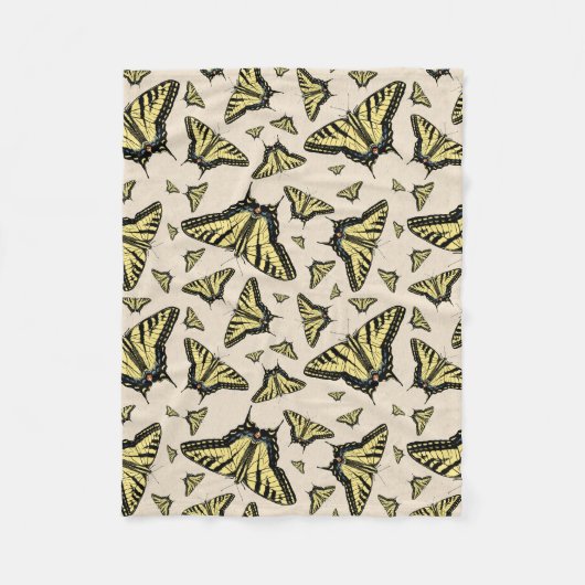 Zuidwest-gele kanonstaart fleece deken (Voorkant)