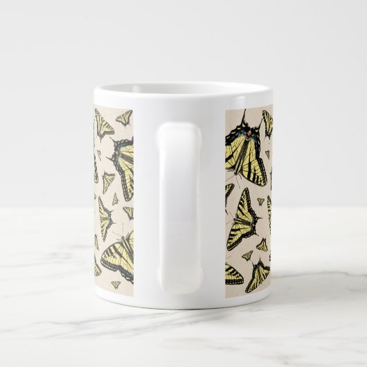 Zuidwest-gele kanonstaart grote koffiekop (Achterkant)