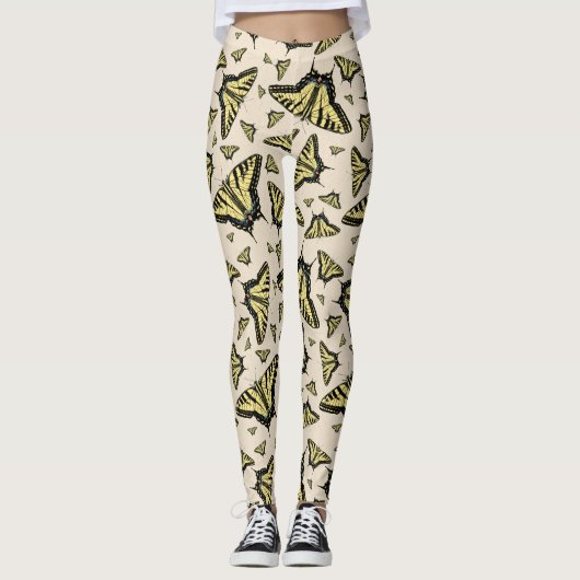 Zuidwest-gele kanonstaart leggings (Voorkant)