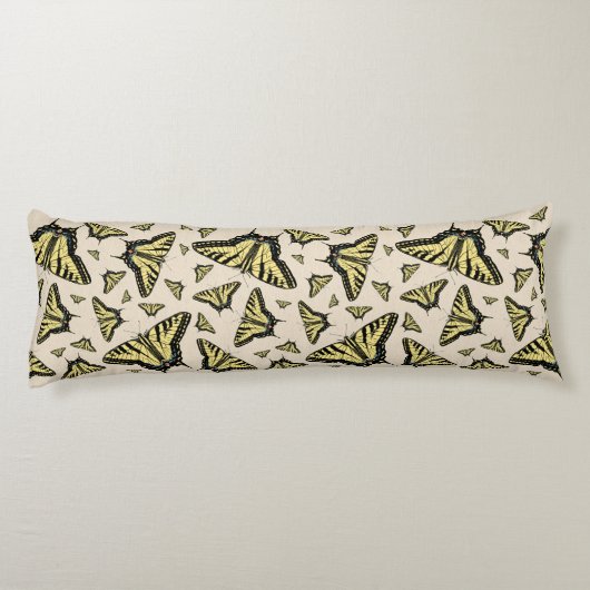 Zuidwest-gele kanonstaart lichaamskussen (Achterkant)