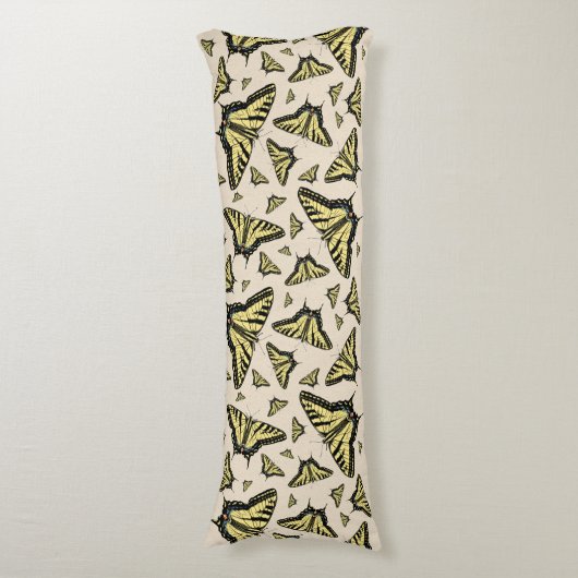 Zuidwest-gele kanonstaart lichaamskussen (Voorkant Verticaal)