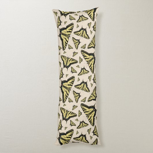 Zuidwest-gele kanonstaart lichaamskussen (Achterkant (Verticaal))