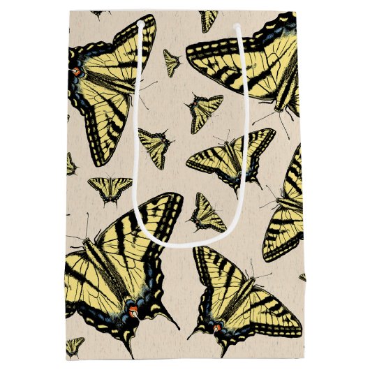 Zuidwest-gele kanonstaart medium cadeauzakje (Achterkant)