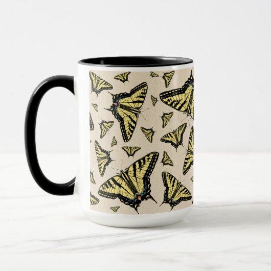 Zuidwest-gele kanonstaart mok (Links)