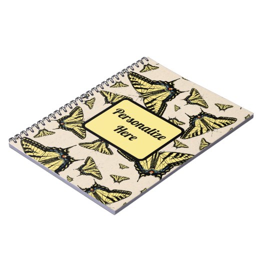 Zuidwest-gele kanonstaart notitieboek (Linkerzijde)