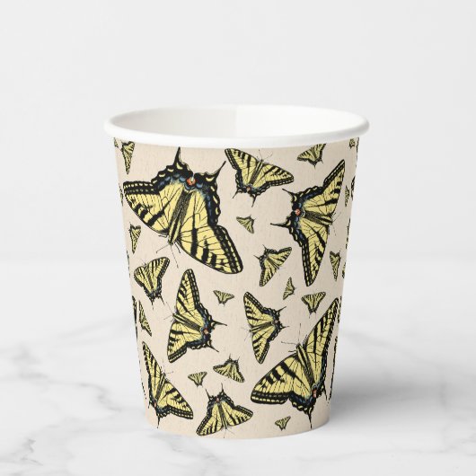 Zuidwest-gele kanonstaart papieren bekers (Links)