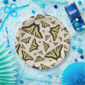 Zuidwest-gele kanonstaart papieren bordje (Feest)