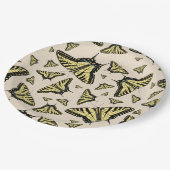 Zuidwest-gele kanonstaart papieren bordje (Gekanteld)