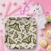 Zuidwest-gele kanonstaart papieren bordje (Feest)