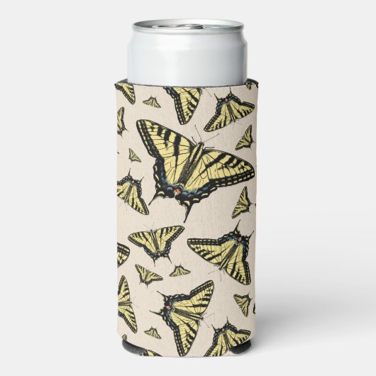 Zuidwest-gele kanonstaart seltzer blikjeskoeler (Seltzer Achterkant)