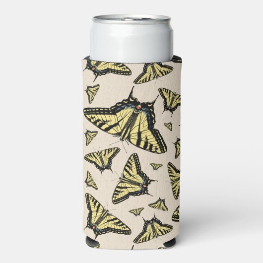 Zuidwest-gele kanonstaart seltzer blikjeskoeler (Seltzer Voorkant)