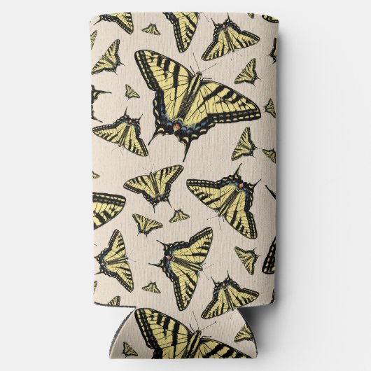 Zuidwest-gele kanonstaart seltzer blikjeskoeler (Achterkant)