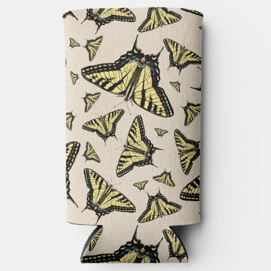 Zuidwest-gele kanonstaart seltzer blikjeskoeler (Voorkant)