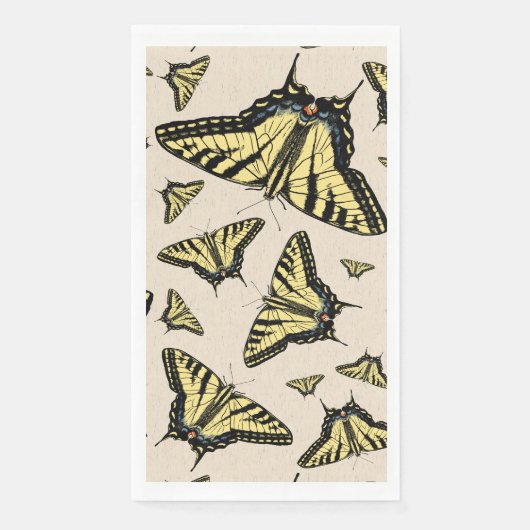 Zuidwest-gele kanonstaart servet (Voorkant)