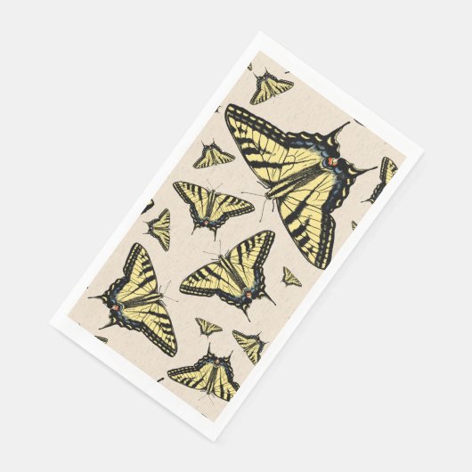 Zuidwest-gele kanonstaart servet (Hoek)