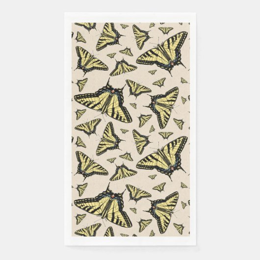 Zuidwest-gele kanonstaart servet (Voorkant)