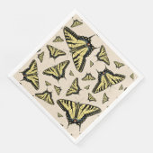 Zuidwest-gele kanonstaart servet (Hoek)