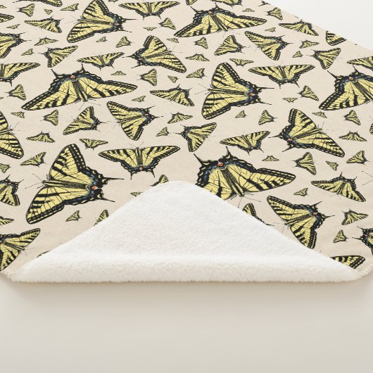 Zuidwest-gele kanonstaart sherpa deken (3/4)