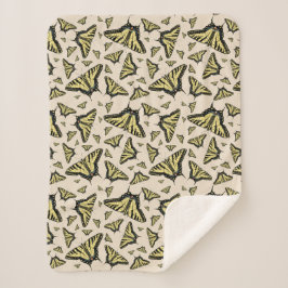 Zuidwest-gele kanonstaart sherpa deken