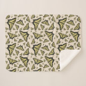 Zuidwest-gele kanonstaart sherpa deken (Voorkant (horizontaal))