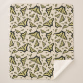 Zuidwest-gele kanonstaart sherpa deken (Voorkant)