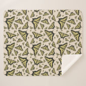 Zuidwest-gele kanonstaart sherpa deken (Voorkant (horizontaal))