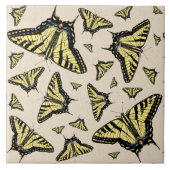 Zuidwest-gele kanonstaart tegeltje (Voorkant)