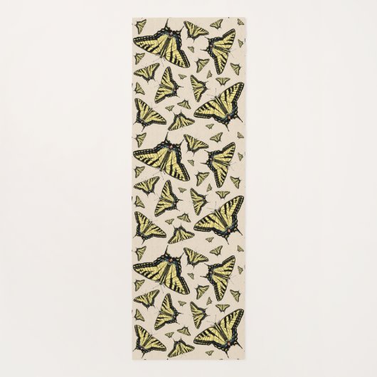 Zuidwest-gele kanonstaart yogamat (Achterkant)