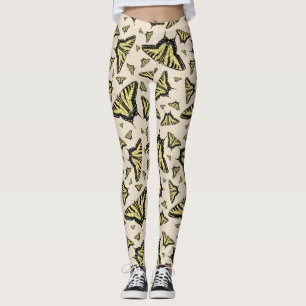 Zuidwest Gele Vlinderstaartvlinders Overal Leggings