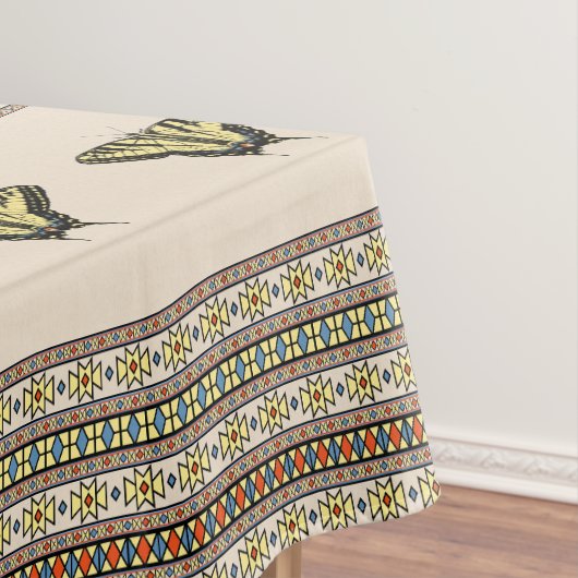 Zuidwest-gele zandstaarstaarstaafvlinder klein tafelkleed (Voorbeeld)