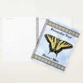 Zuidwest Gele Zwallowtail Vlinder Aangepast Planner (Display)