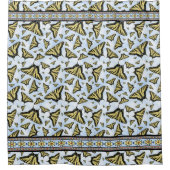 Zuidwest gele zwaluwstaart vlinders geometrisch douchegordijn (Voorkant)