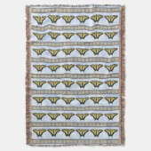 Zuidwest Gele Zwaluwstaartvlinder Blauwe Lucht Deken (Voorkant Verticaal)