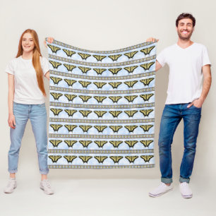 Zuidwest Gele Zwaluwstaartvlinder Medium Fleece Deken