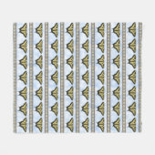 Zuidwest Gele Zwaluwstaartvlinder Medium Fleece Deken (Voorkant (Horizontaal))