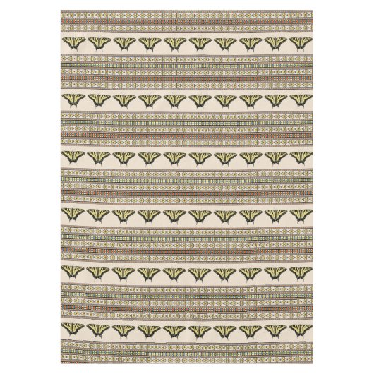 Zuidwest-gele zwitstaartwalstvlindergemiddelde tafelkleed (Voorkant)