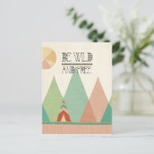 Zuidwest Geo II| Wild en vrij Briefkaart (Staand voorkant)