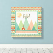 Zuidwest Geo II| Wild en vrij Canvas Afdruk (Insitu (Houten vloer))