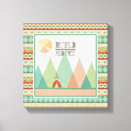 Zuidwest Geo II| Wild en vrij Canvas Afdruk (Voorkant)