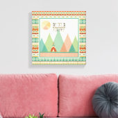 Zuidwest Geo II| Wild en vrij Canvas Afdruk (Insitu (Woonkamer))