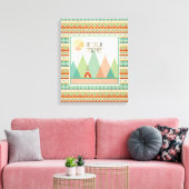 Zuidwest Geo II| Wild en vrij Canvas Afdruk (Insitu (Woonkamer))