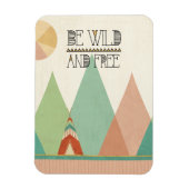 Zuidwest Geo II| Wild en vrij Magneet (Verticaal)