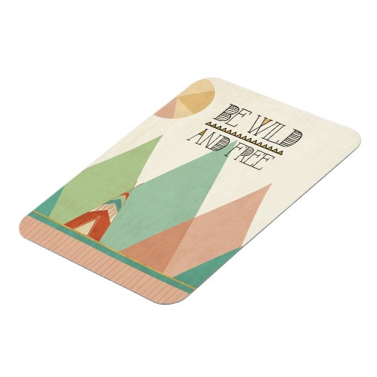 Zuidwest Geo II| Wild en vrij Magneet (Linkerzijde)