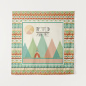 Zuidwest Geo II| Wild en vrij Wandkleed (Voorkant (horizontaal))