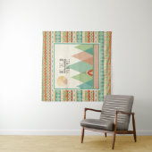 Zuidwest Geo II| Wild en vrij Wandkleed (In situ)