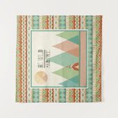 Zuidwest Geo II| Wild en vrij Wandkleed (Voorkant)