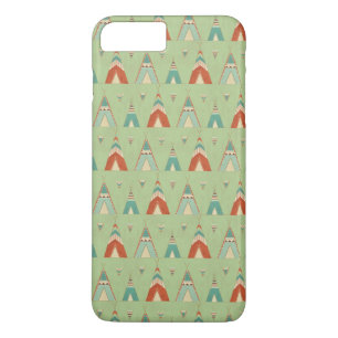 Zuidwest Geo Stap Groen Teepee Patroon Case-Mate iPhone Case