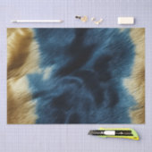 Zuidwest Gold Blue Koeienhuid Tissuepapier (Craft)